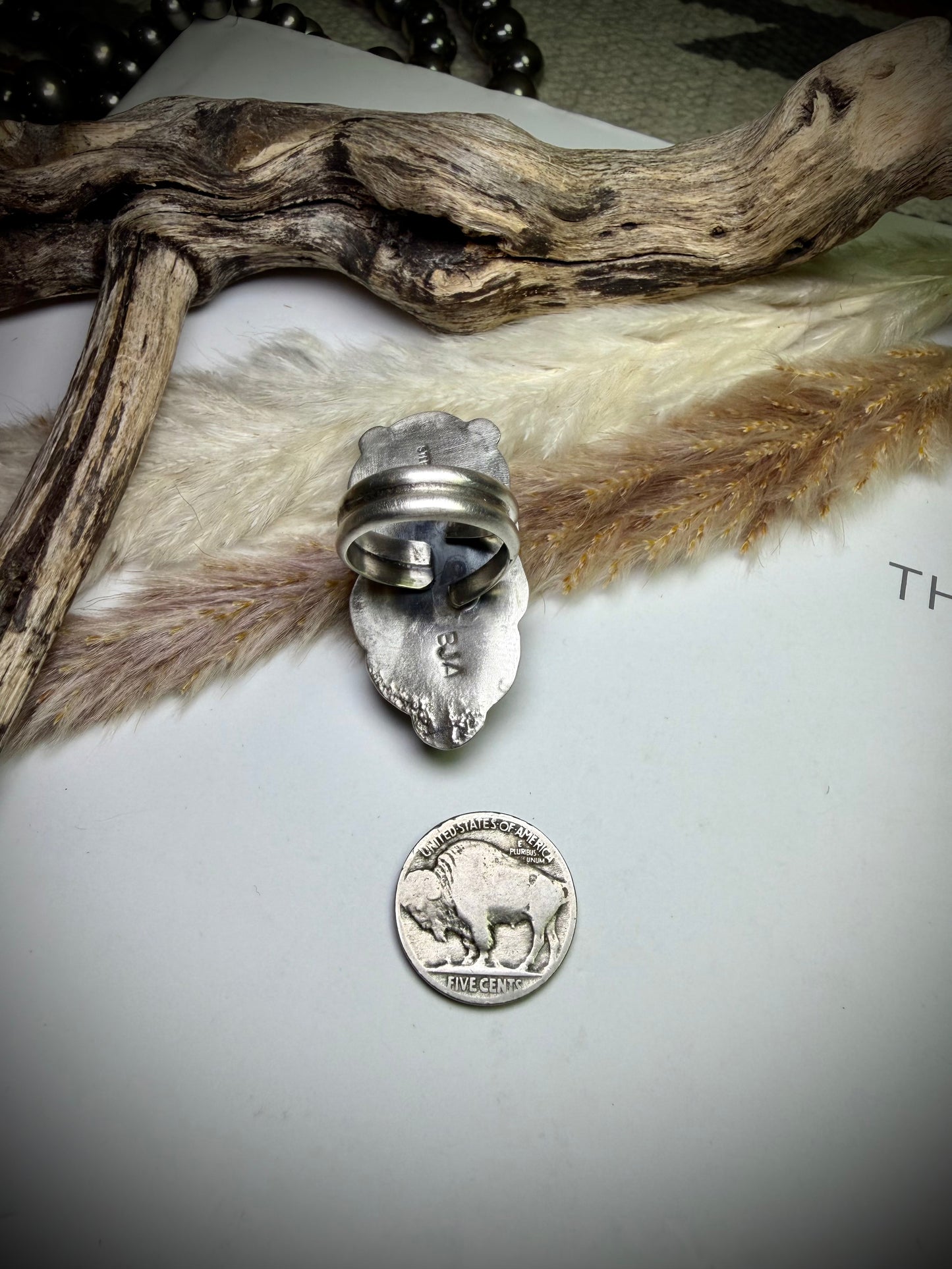 Golden Hills & Red Spiny Ring- Adjustable