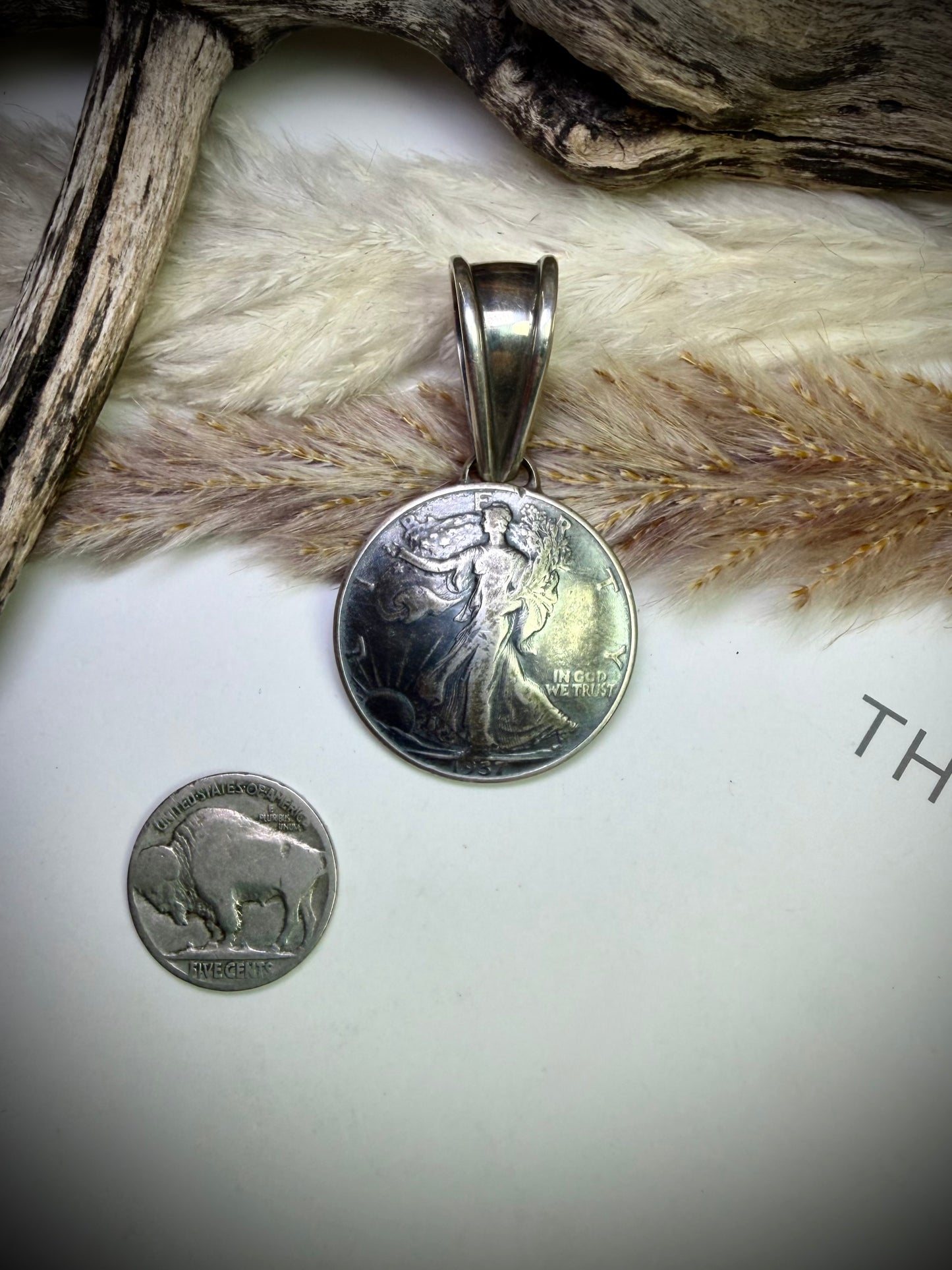 Walking Liberty Half Dollar Pendant