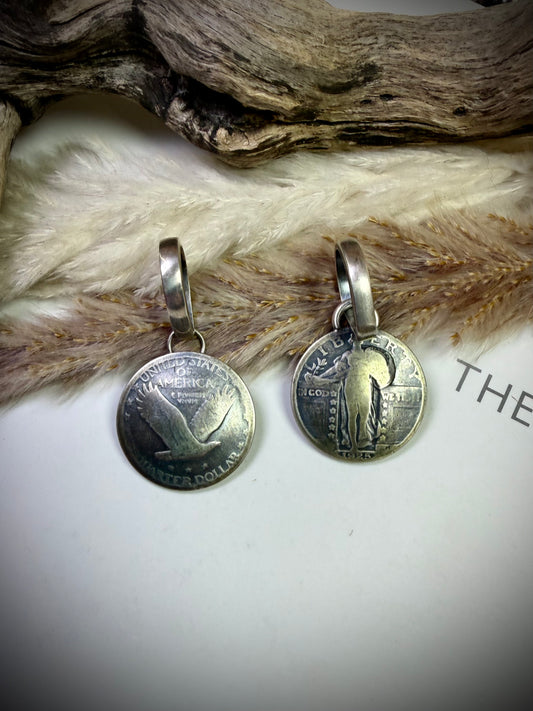 Standing Liberty Quarter Pendant