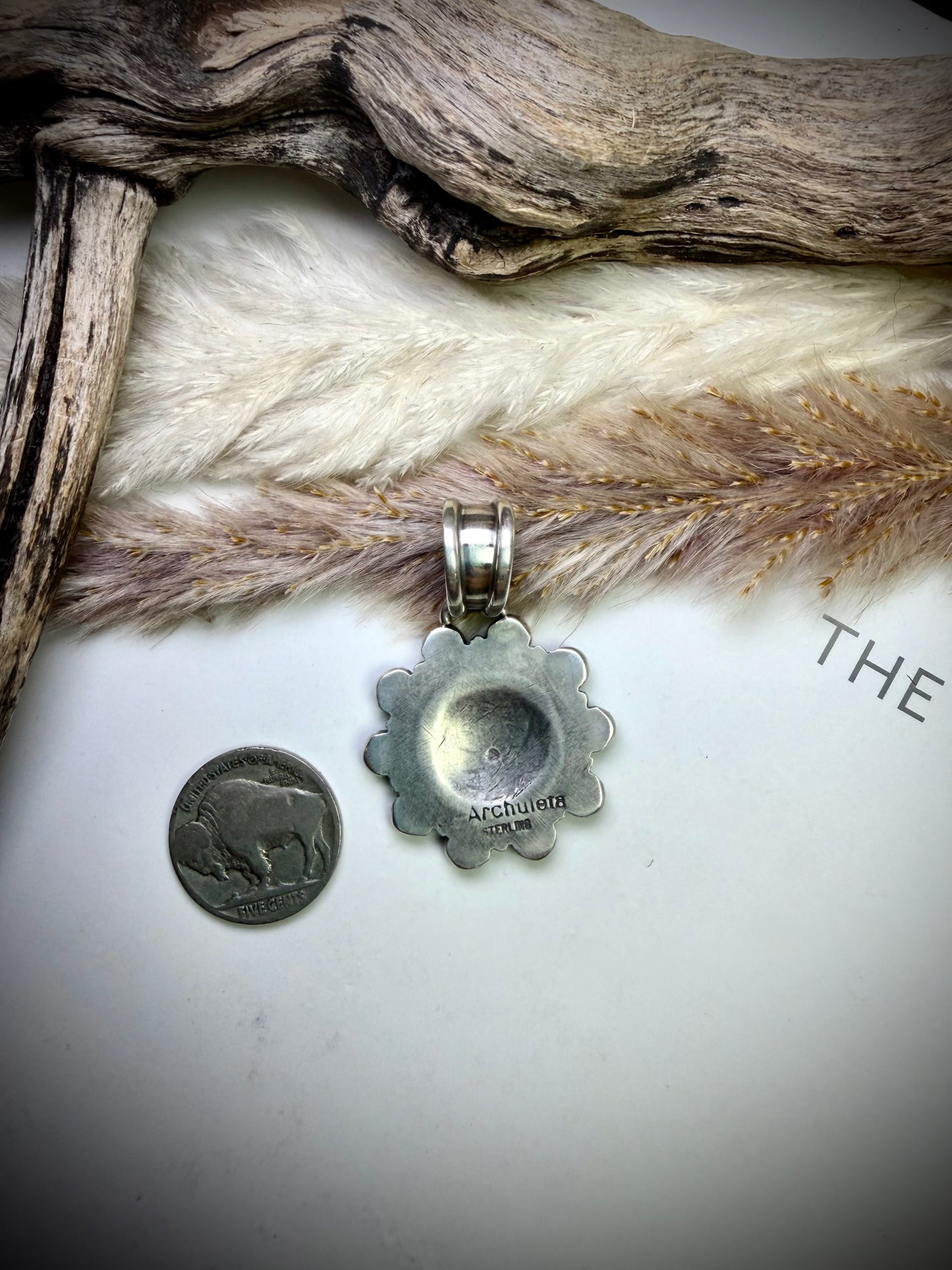 Mercury Dime Cluster Pendant