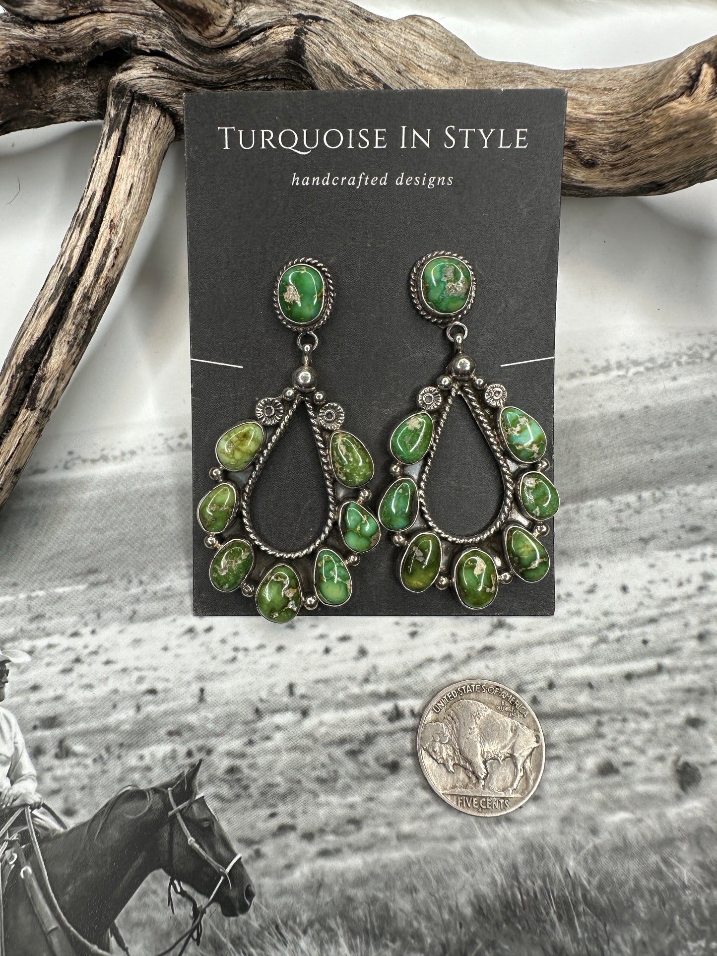 Green Goddess Earrings