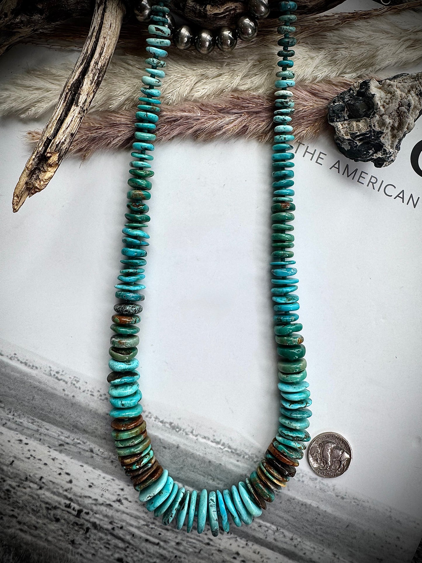 24" Graduated Turquoise Necklace