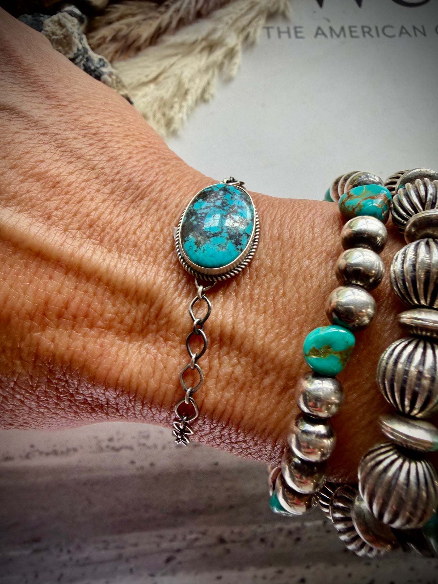 Blue Horizon Turquoise Link Bracelet