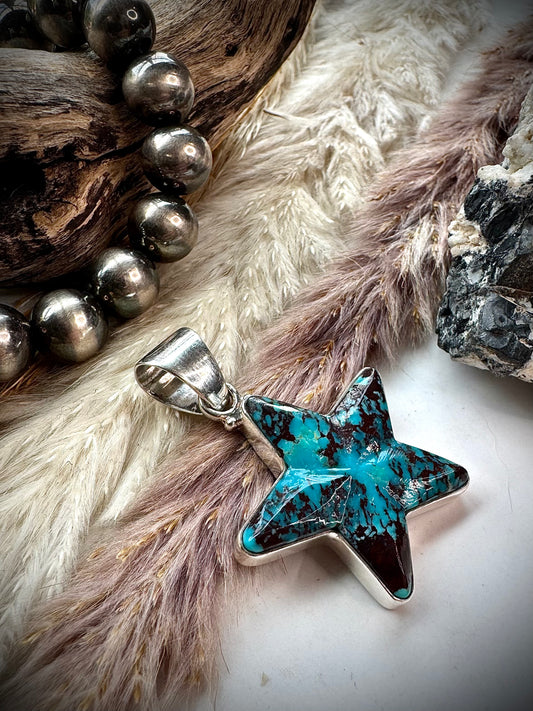 Turquoise Star Pendant