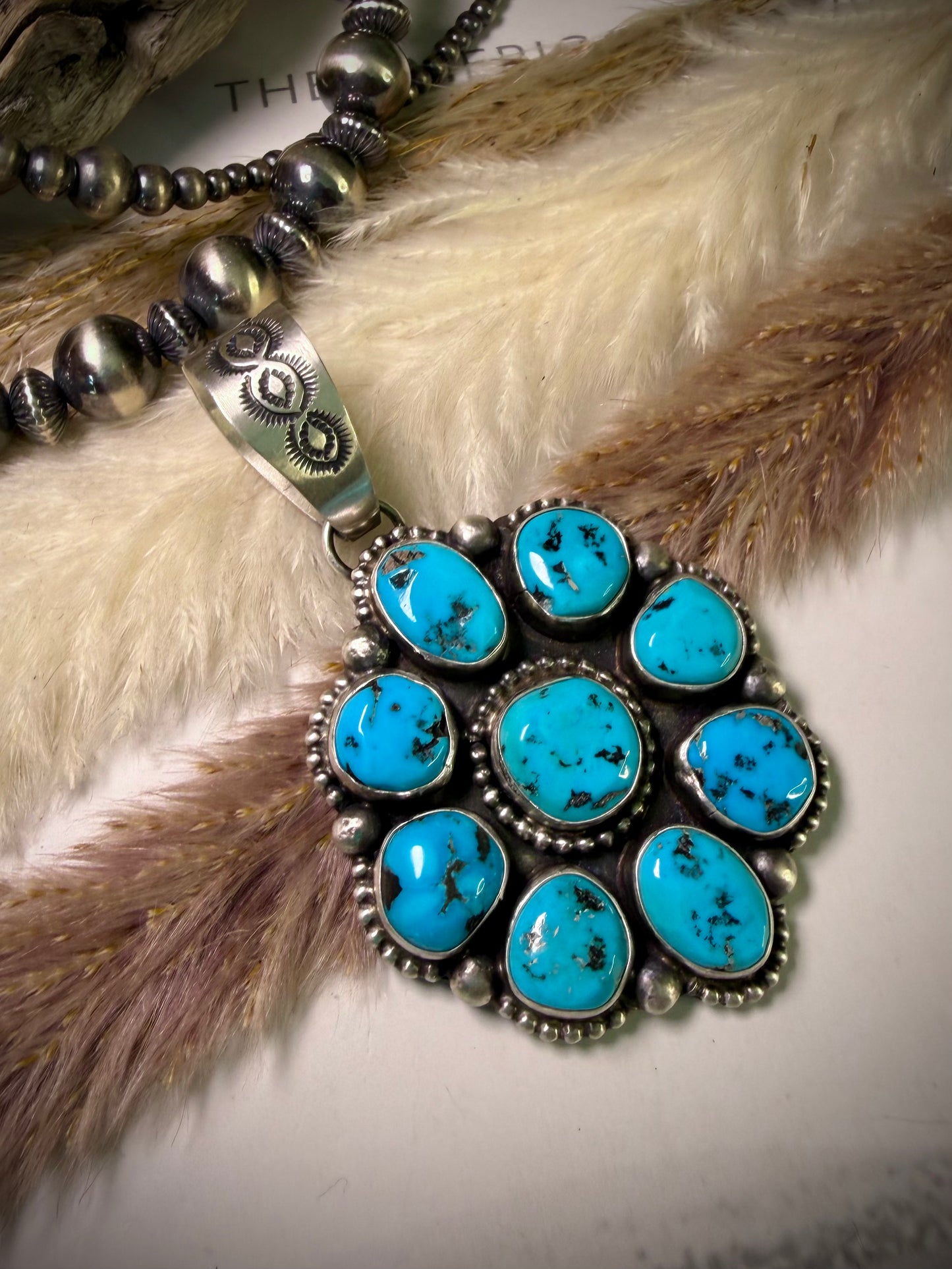 Bob Becenti Sleeping Beauty Pendant