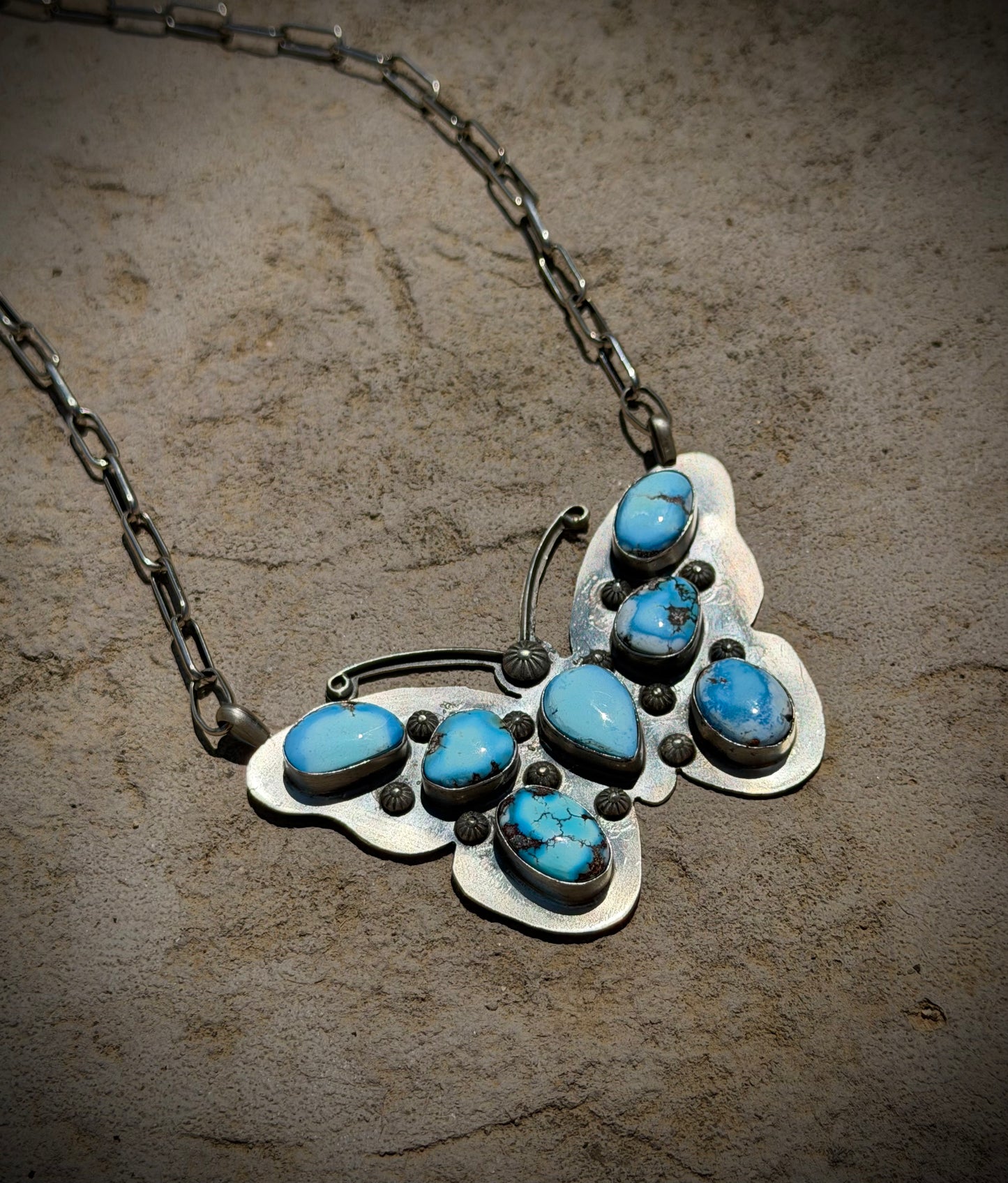 Golden Hills Butterfly Necklace