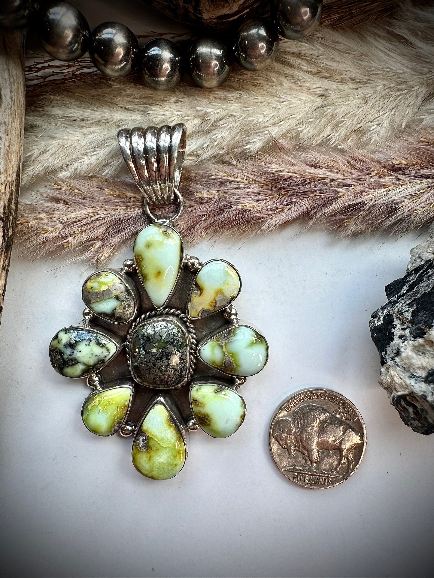 Palomino Cluster Statement Pendant