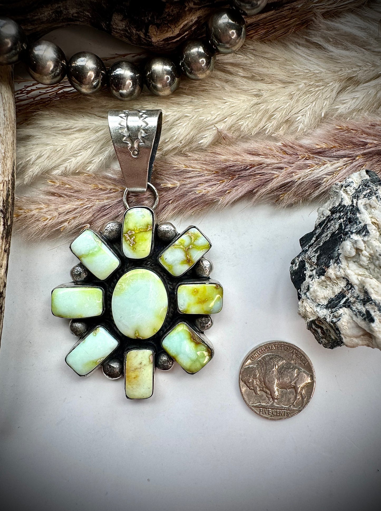 Palomino Cluster Pendant by Thompson Piaso