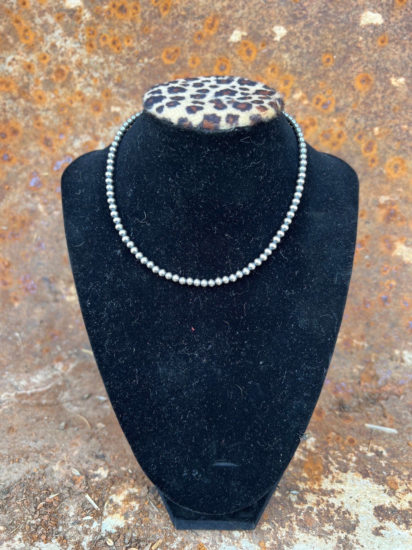 4mm 14" Navajo Pearls
