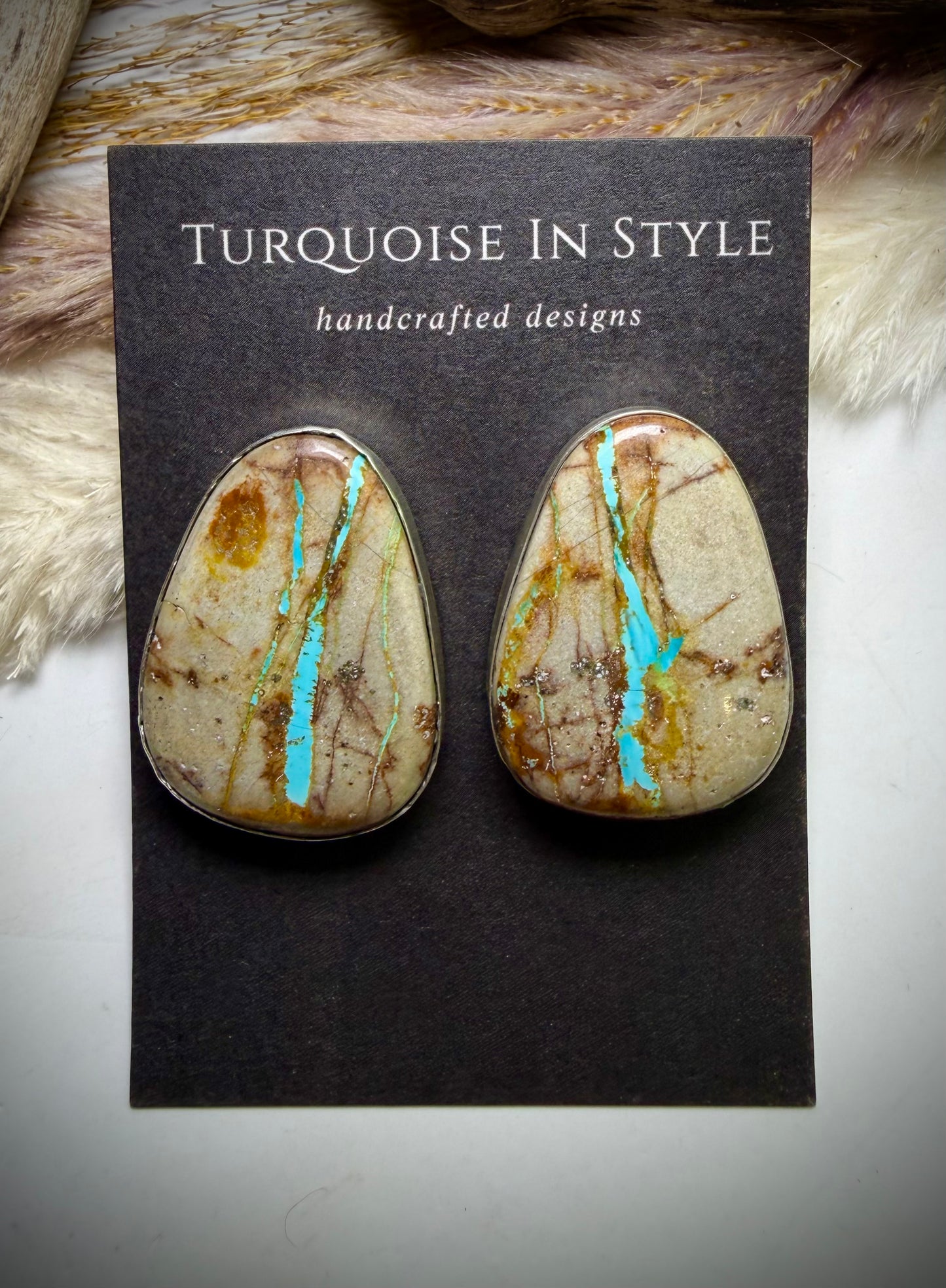 Huge Royston Ribbon Earrings