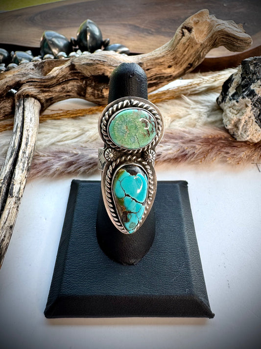 Blue Ridge and Blackjack Ring- Adjustable