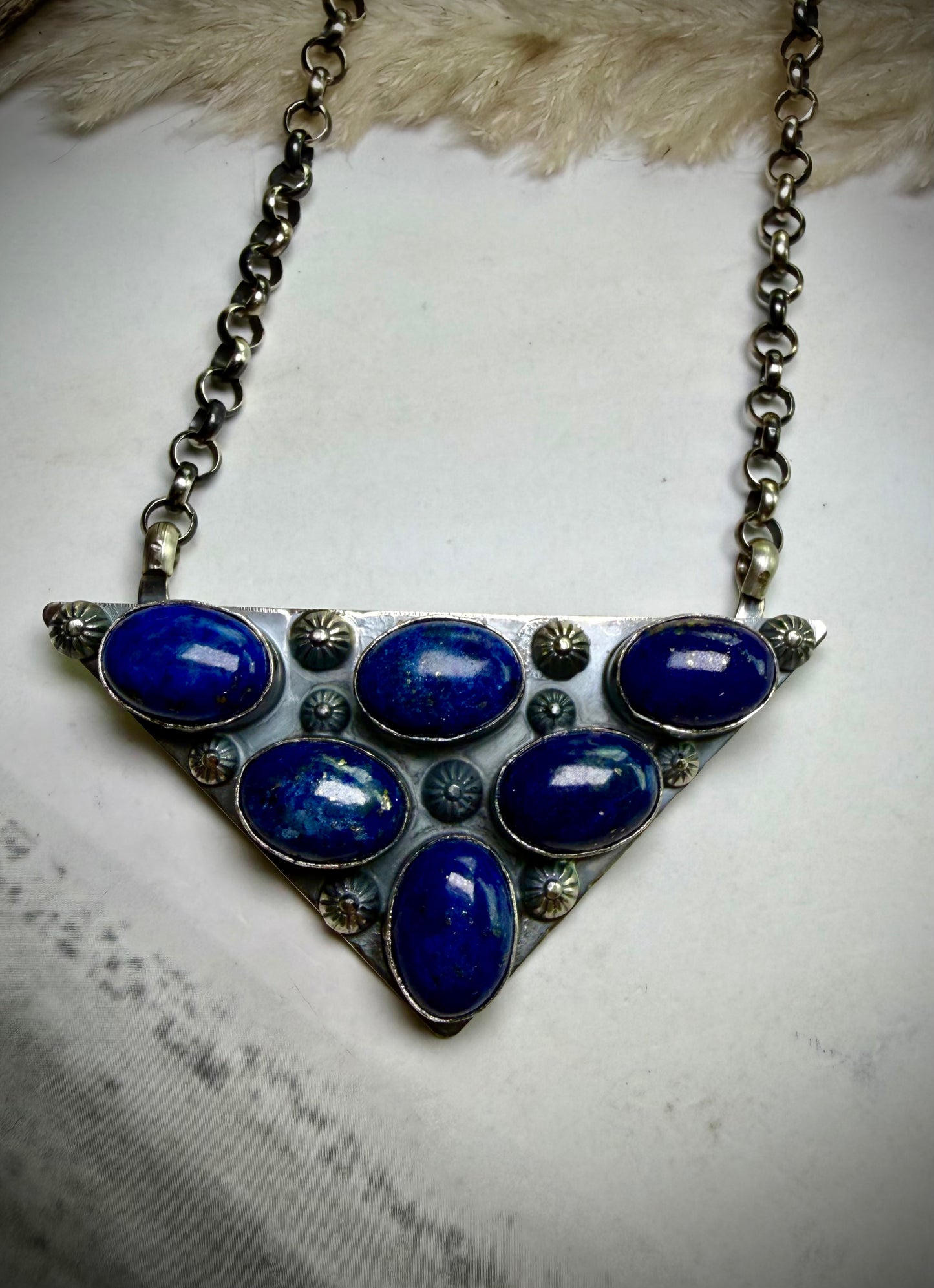 The Icon Necklace- Lapis