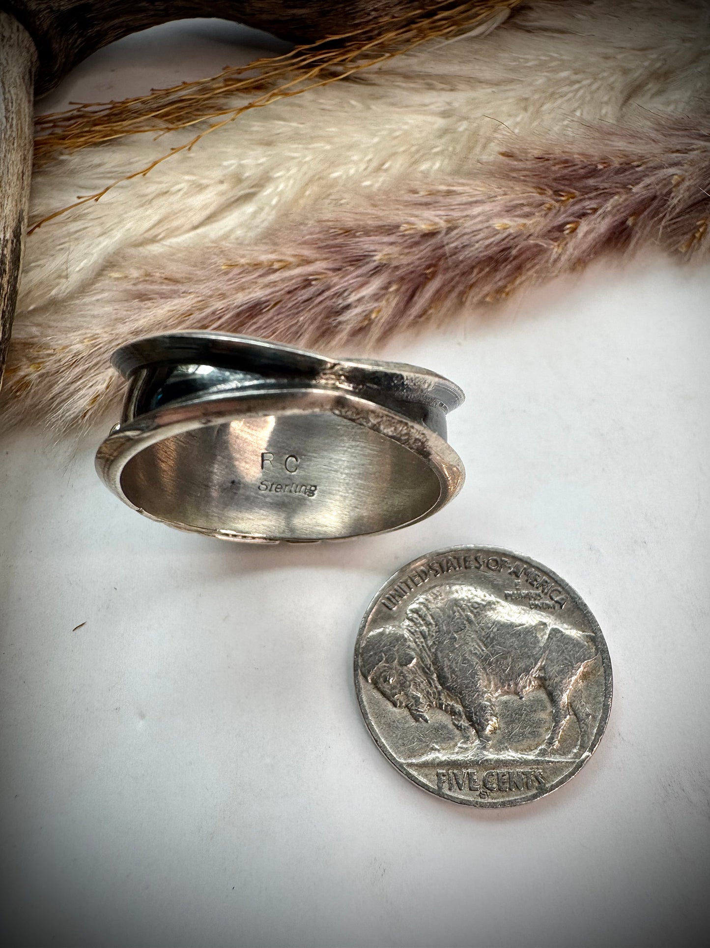 Reed Charley Turquoise Ring- Size 13