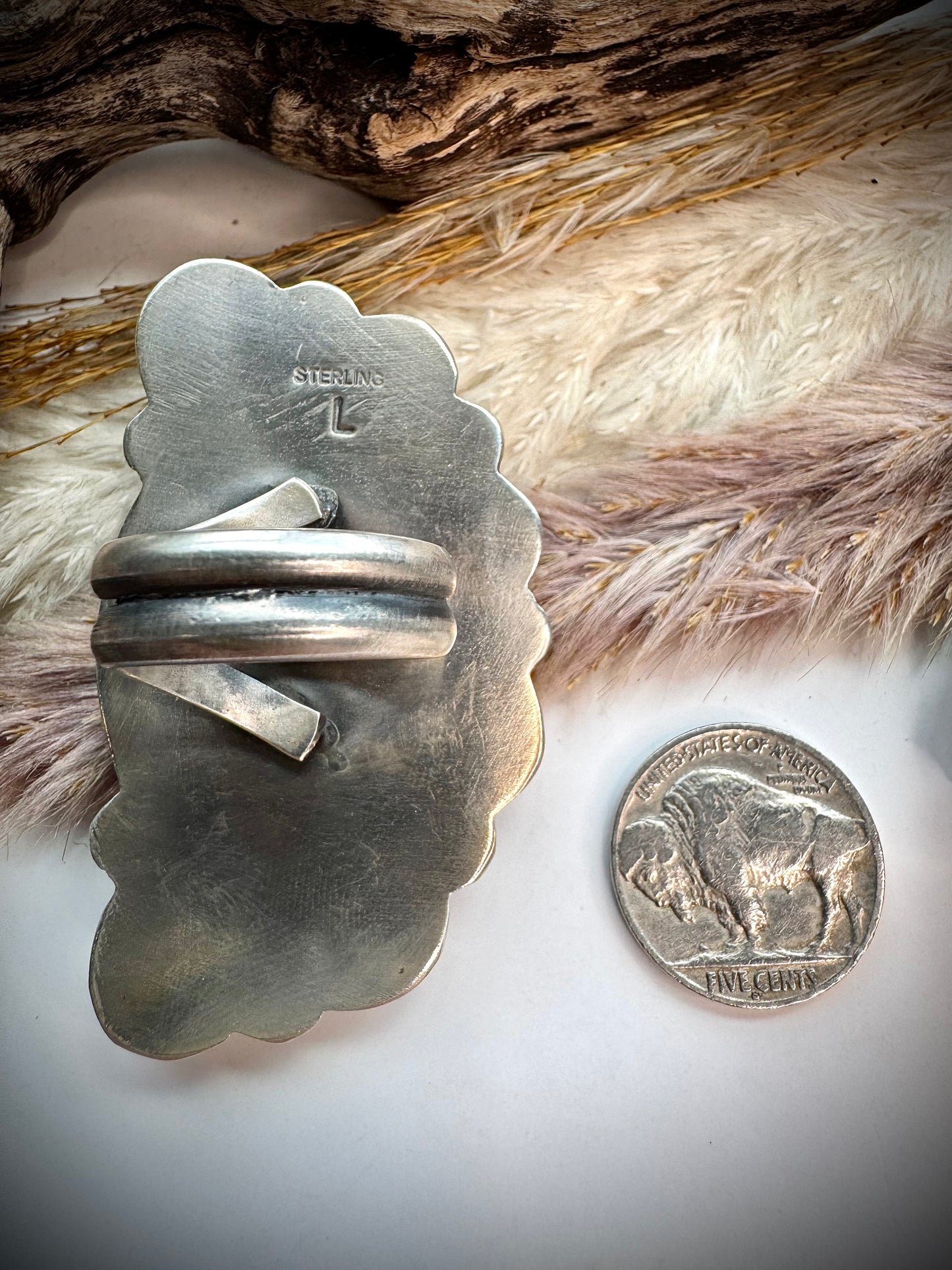 Pink Natrolite Ring- Adjustable