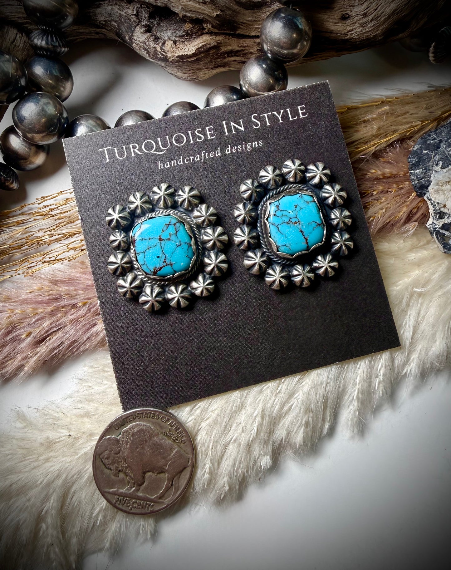 Prince Turquoise and Starshot Studs