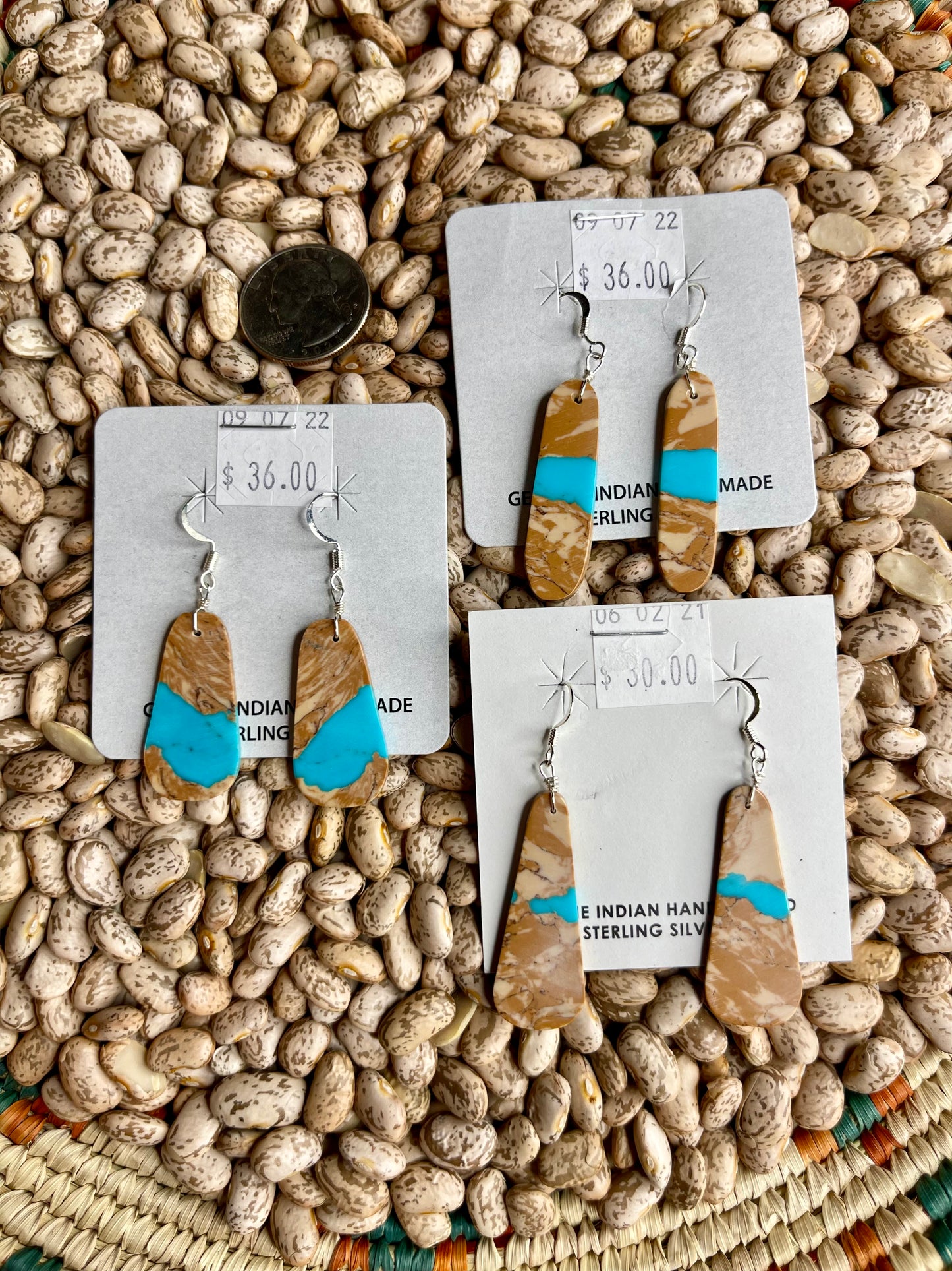 Royston Ribbon Slab Earrings