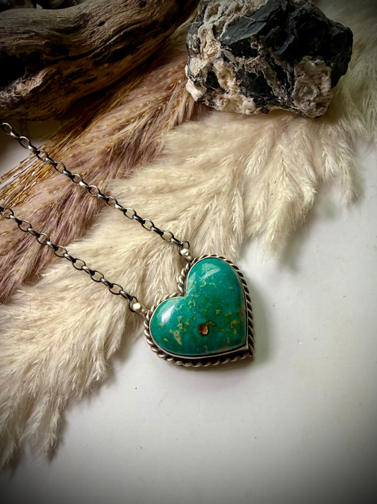Chassity Belone Royston Heart Necklace