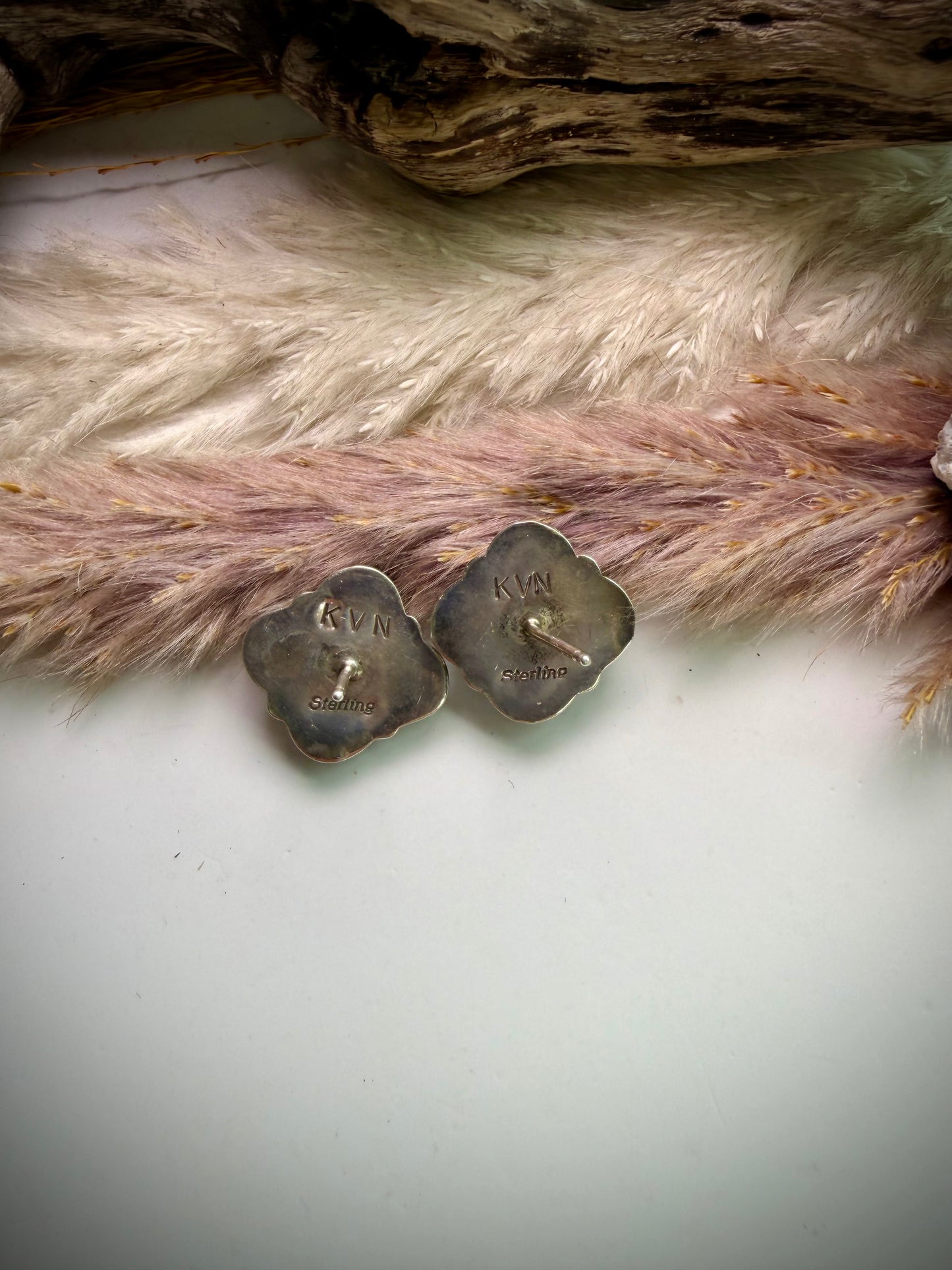 Kenneth Natewa Turquoise Studs