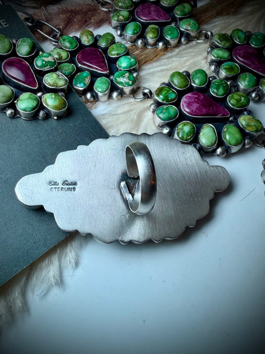 Ella Peter Sonoran and Purple Spiny Ring Adjustable