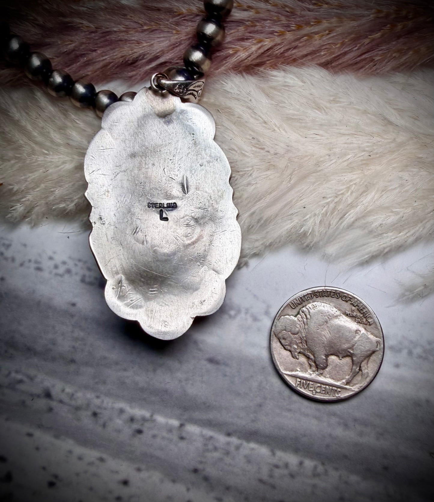 Sonoran Rose Concho Pendant
