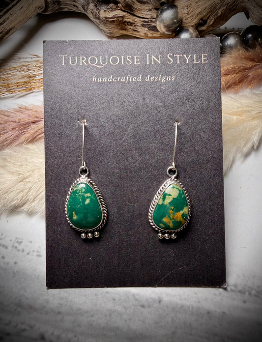 Sonoran Gem Turquoise Dangle Earrings