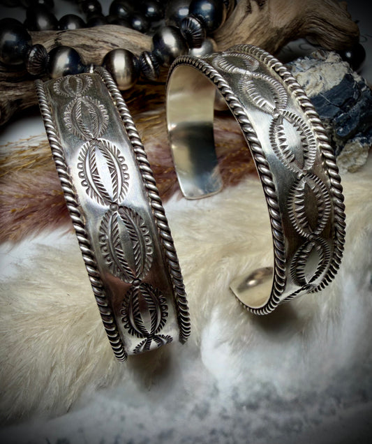 Stunning Stamped Cuff by Jason Bahe