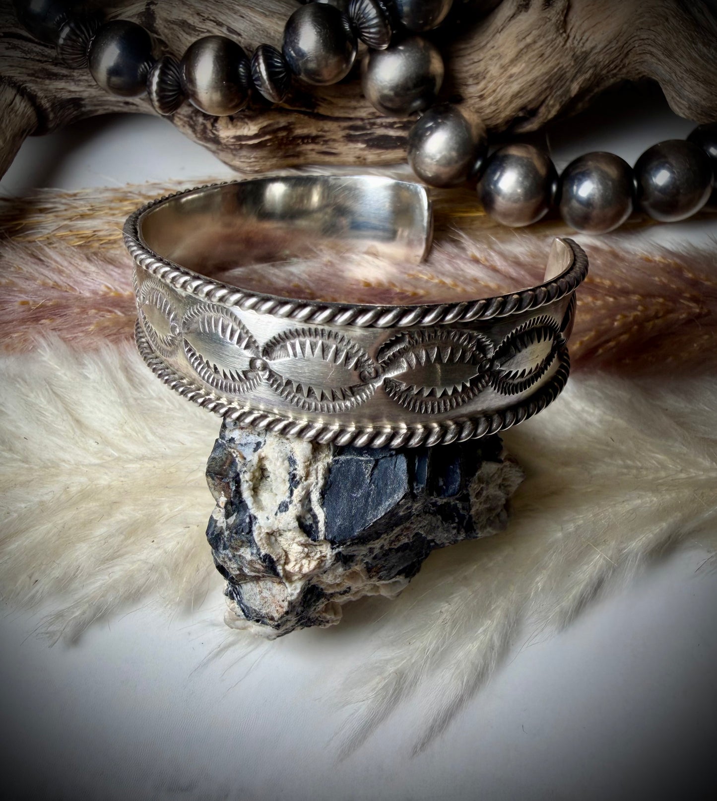 Stunning Stamped Cuff by Jason Bahe