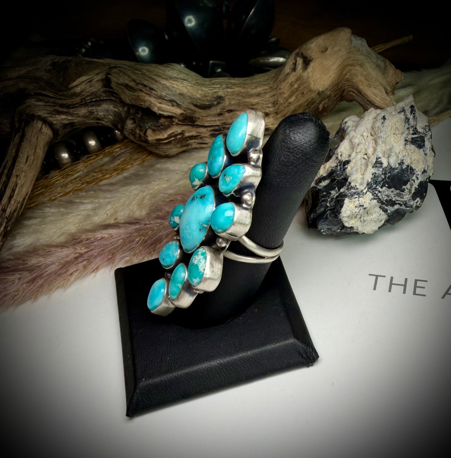 Whitewater Turquoise Ella Peter Ring- Size 7 1/2