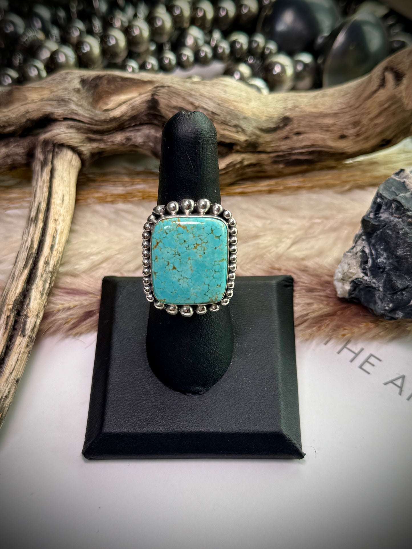 Square Royston Ring- Size 8/12