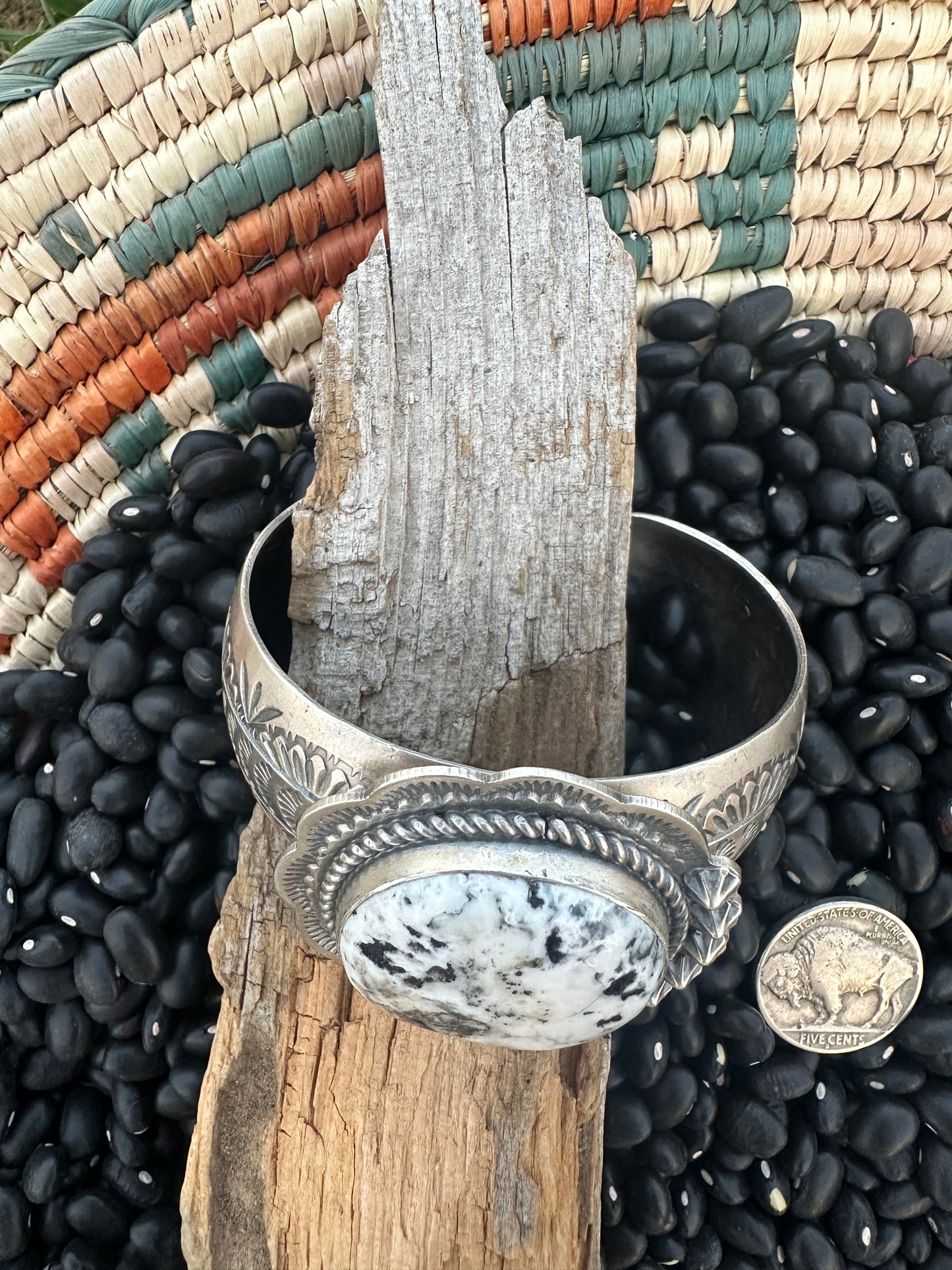 Big White Buffalo Cuff