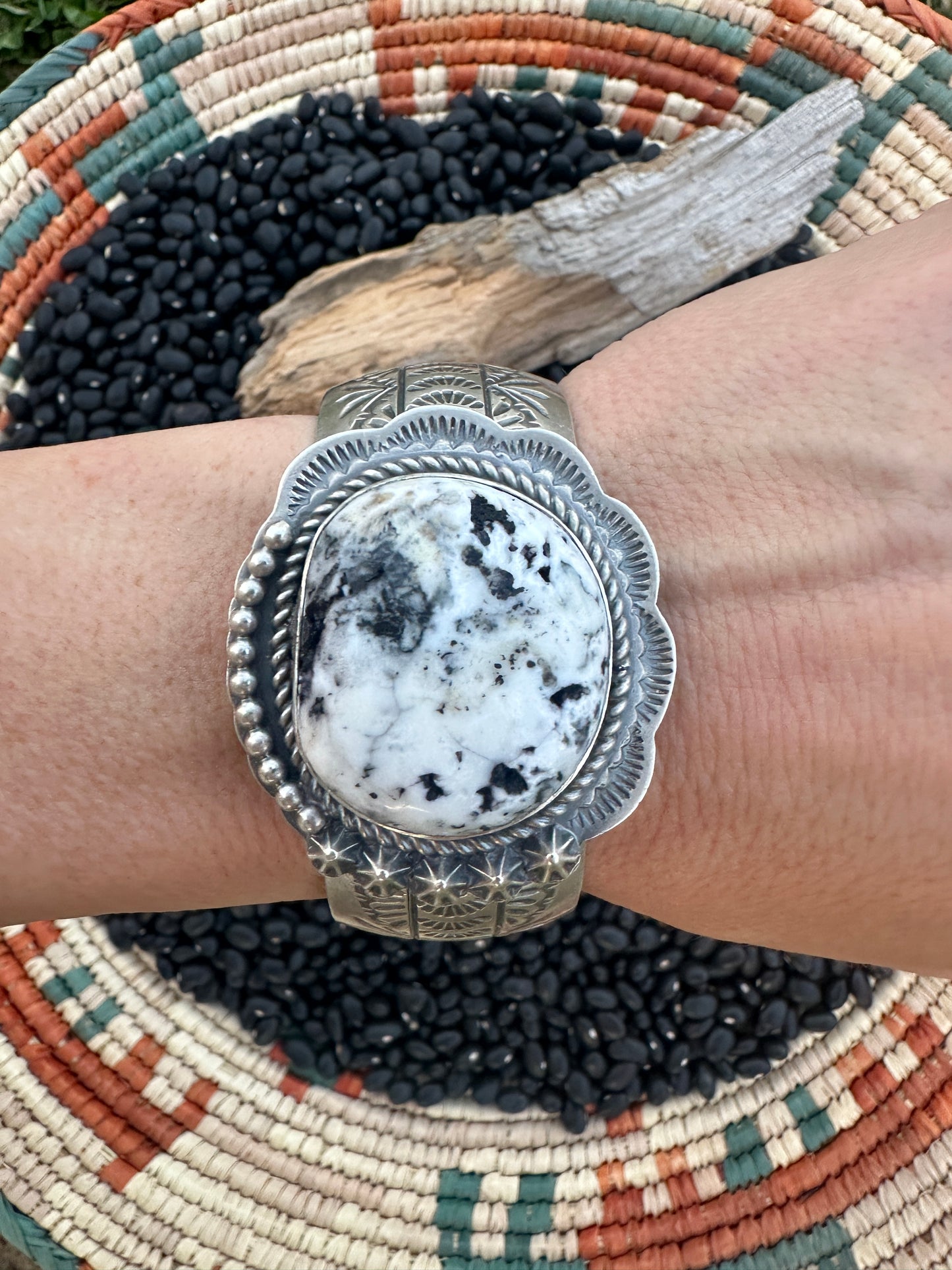 Big White Buffalo Cuff