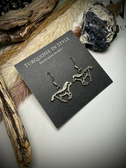 Horse Dangle Earrings