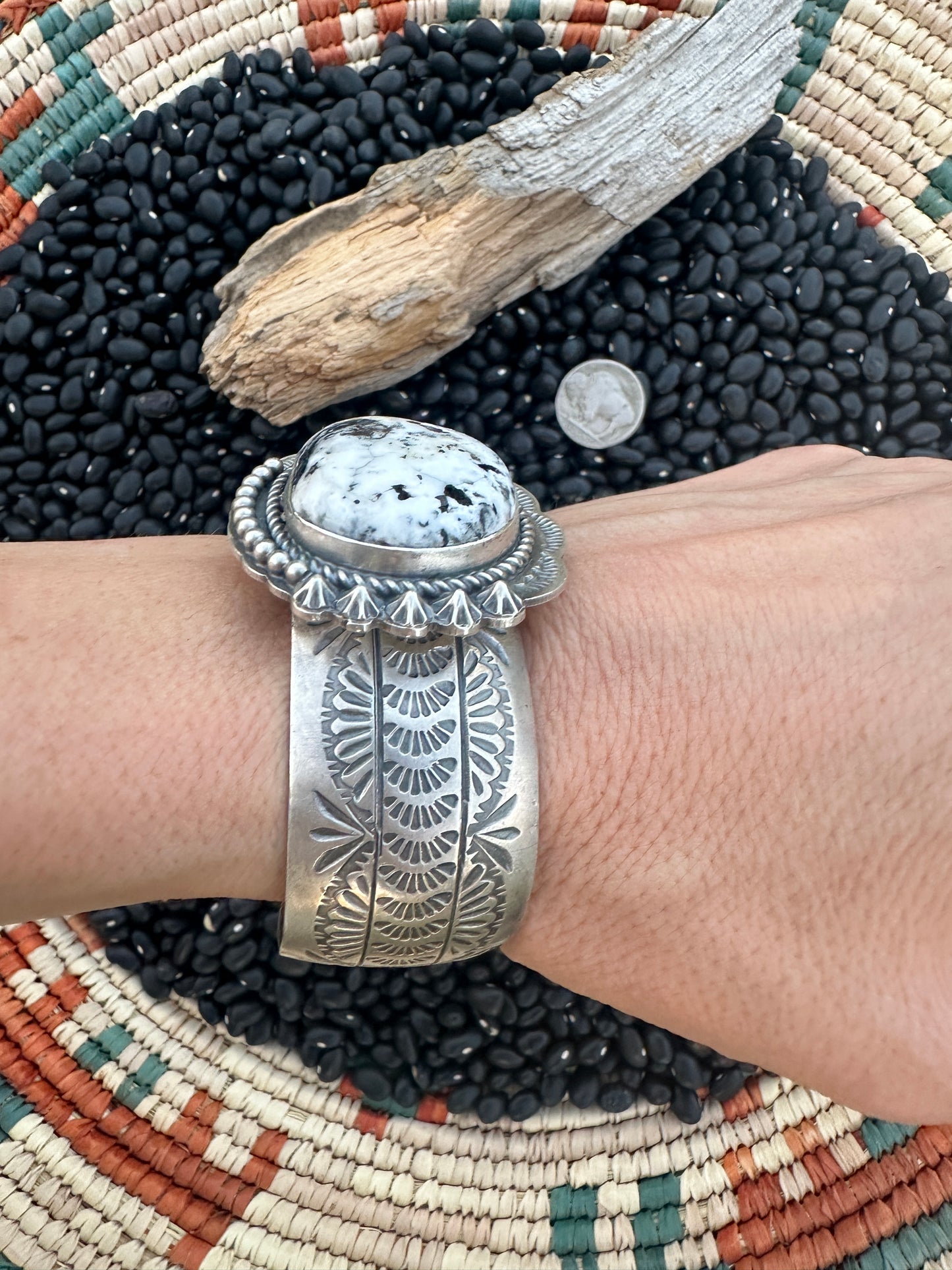 Big White Buffalo Cuff