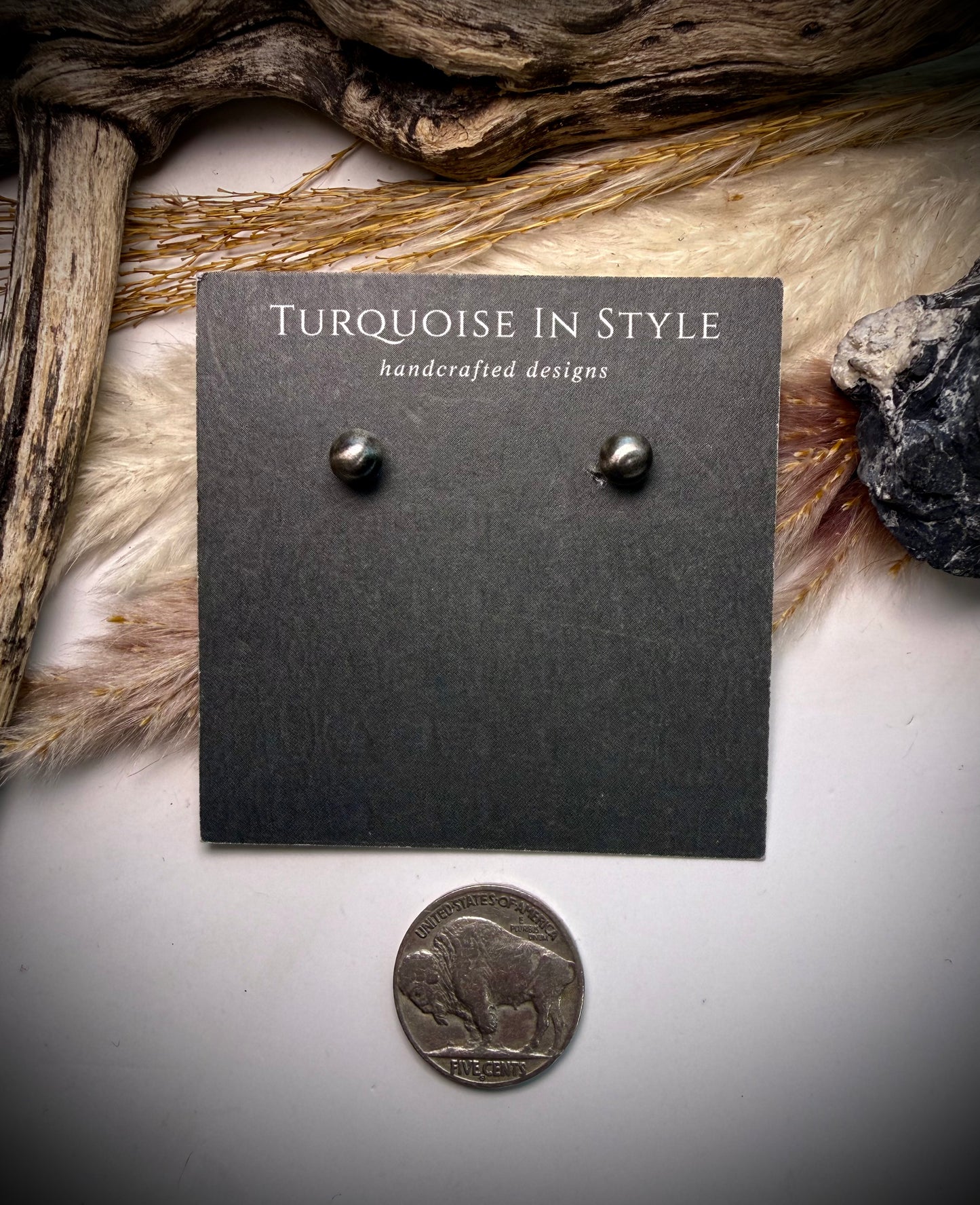 6mm Sterling Pearl Earrings