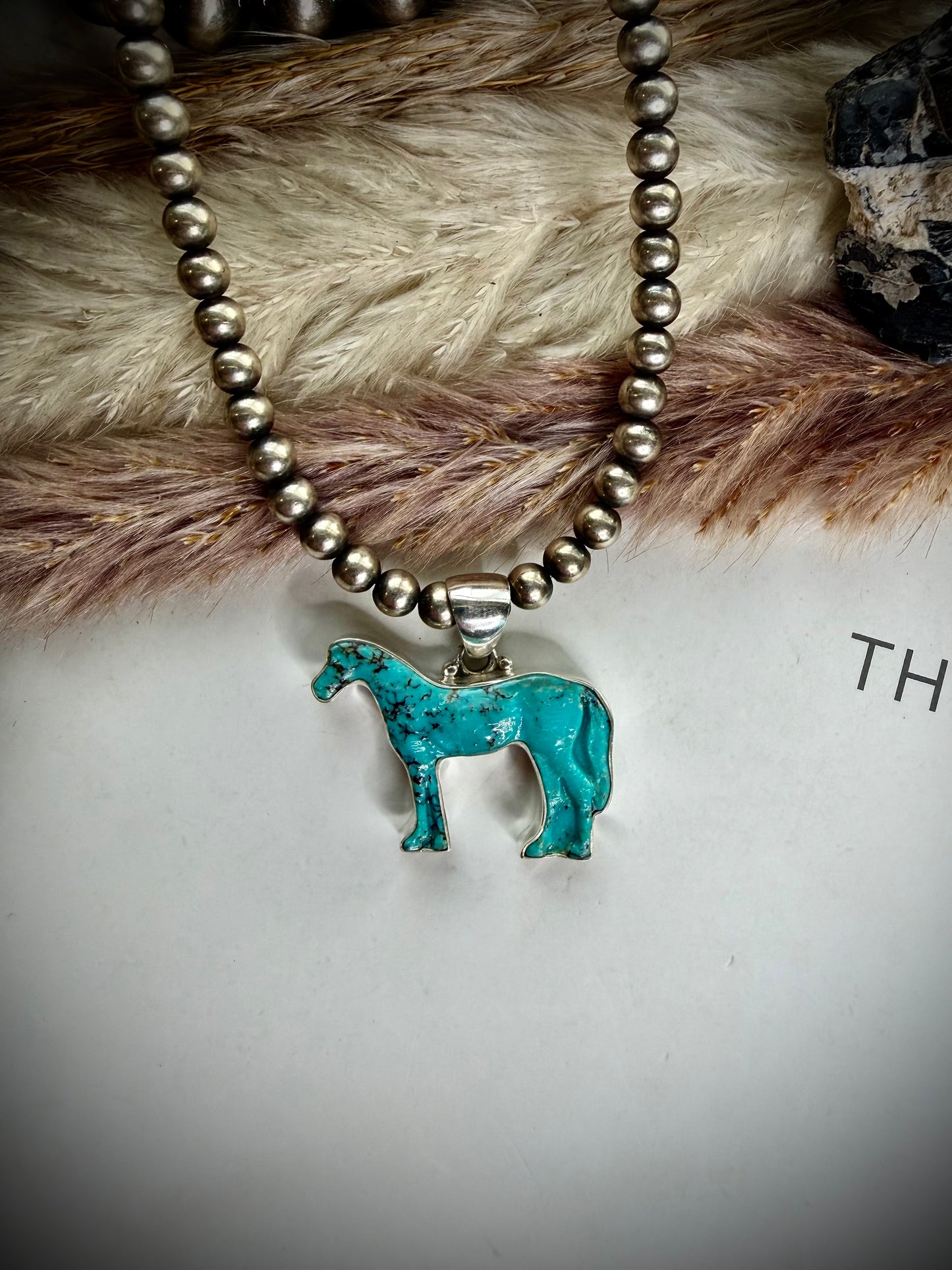 Turquoise Horse Pendants
