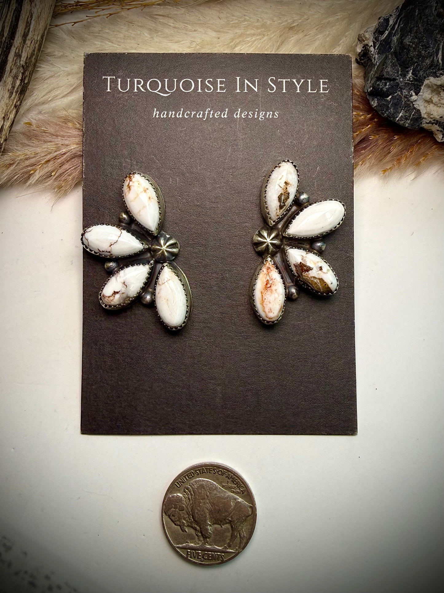 Wild Horse Half Cluster Studs
