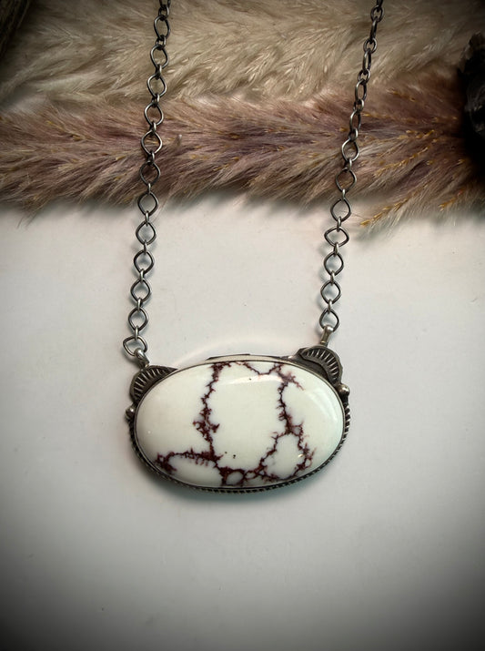 Tia Long Wild Horse Necklace