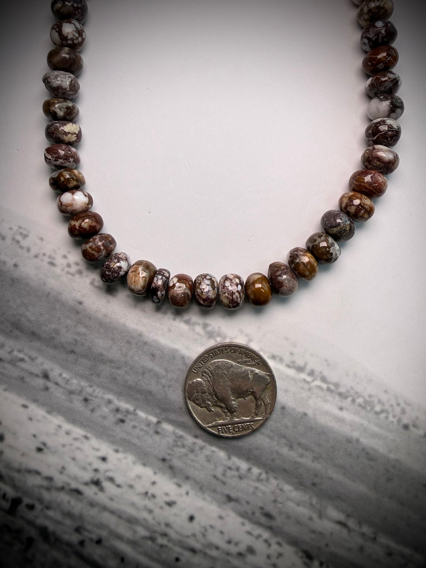 19 1/2" Wild Horse Beaded Necklace