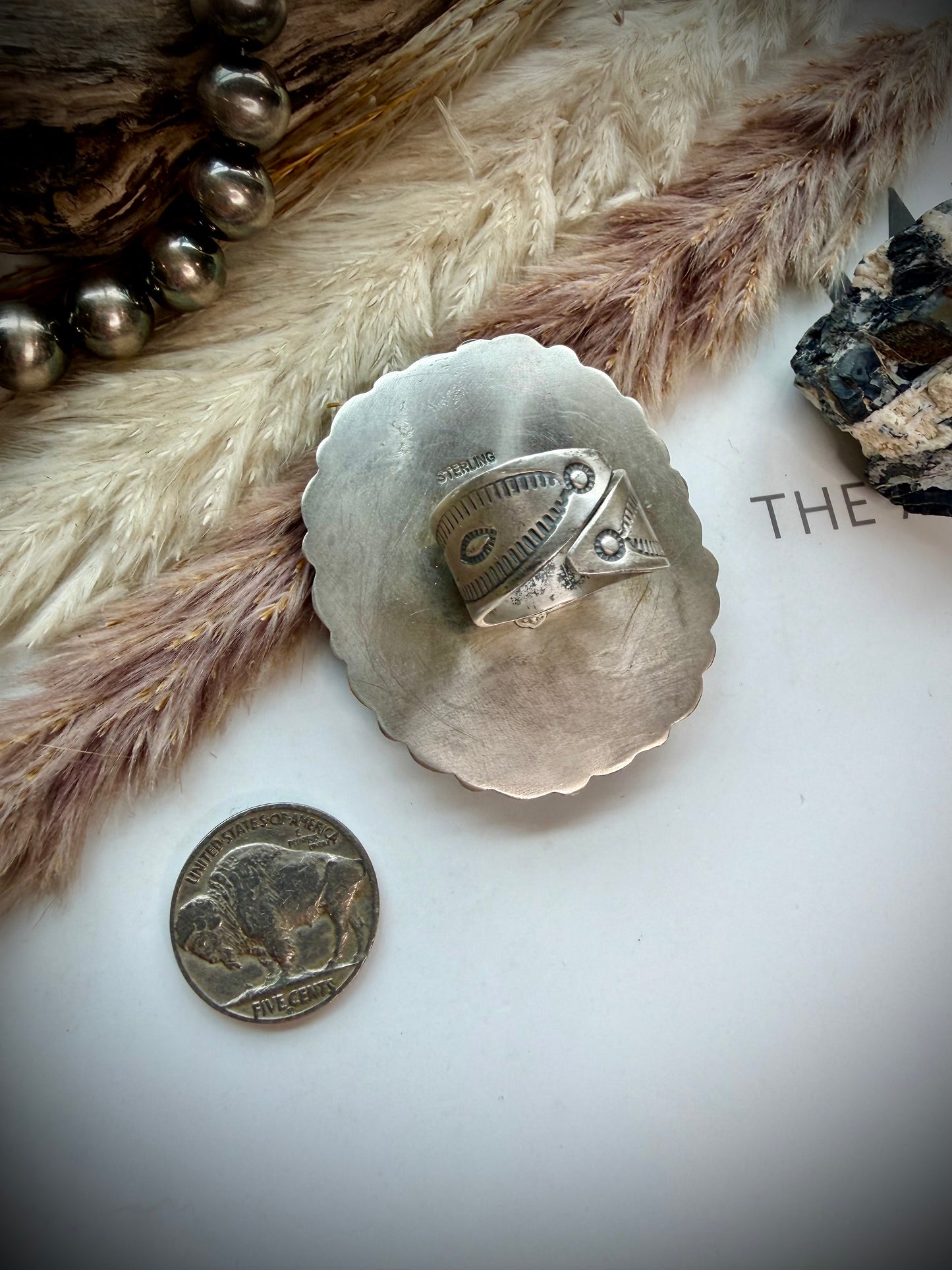 Sleeping Beauty & Lapis Sun Ring