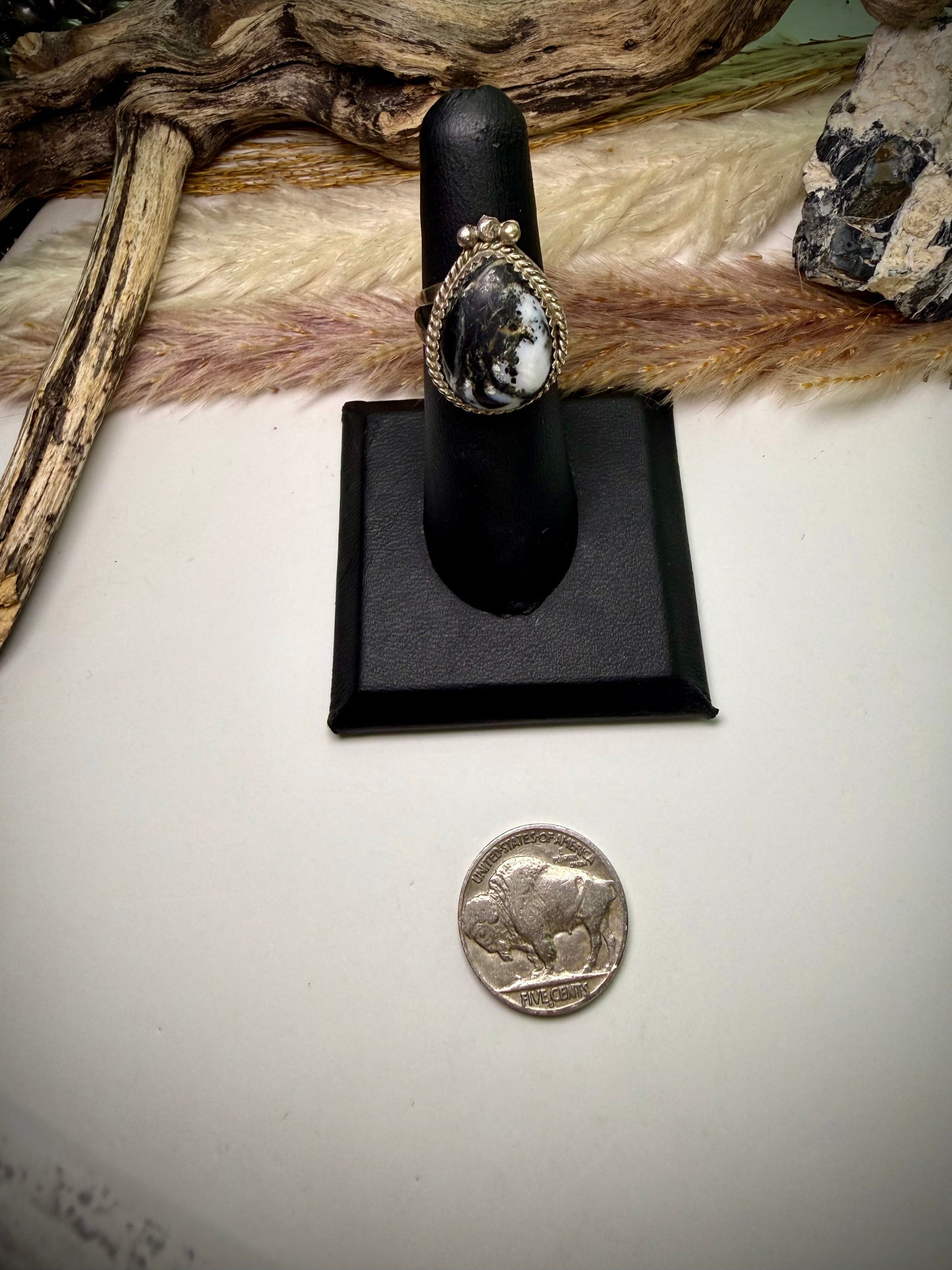 Paige Gordon White Buffalo Ring- Size 5 3/4