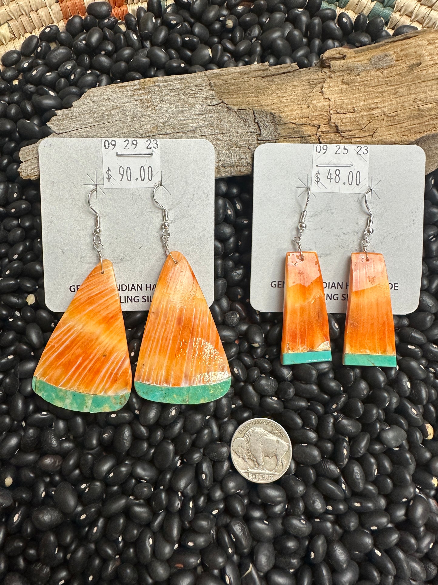 Spiny Inlay Earrings