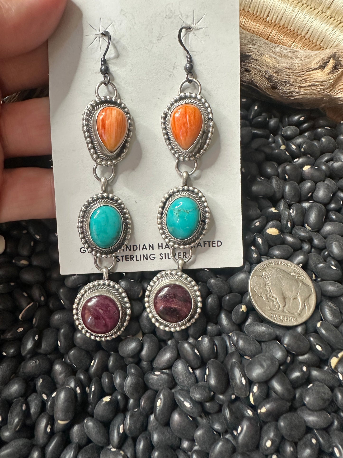 Timothy Yazzie Multi-Stone Squash Set