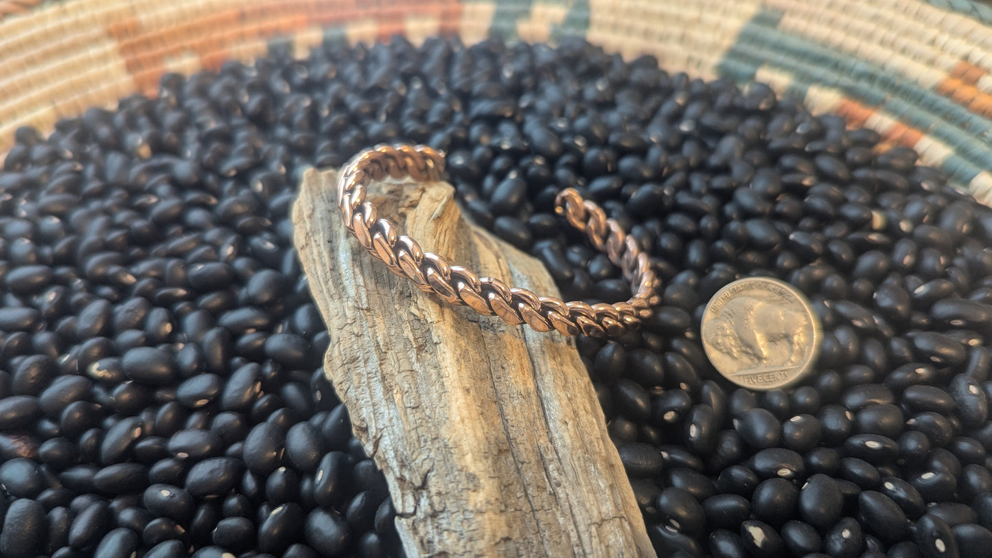 Elaine Tahe Copper Cuff