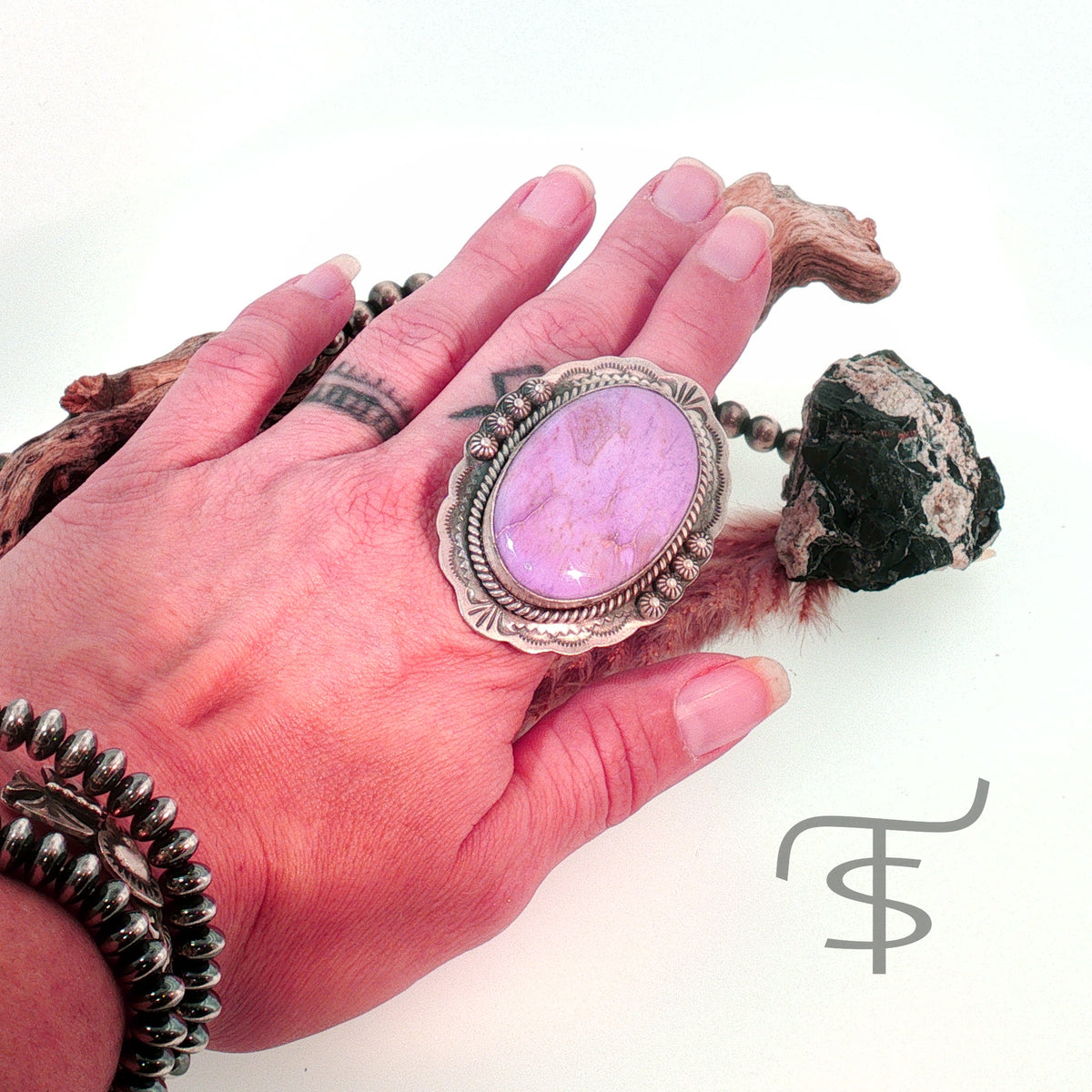 Large Purple Phosphosideriete Ring