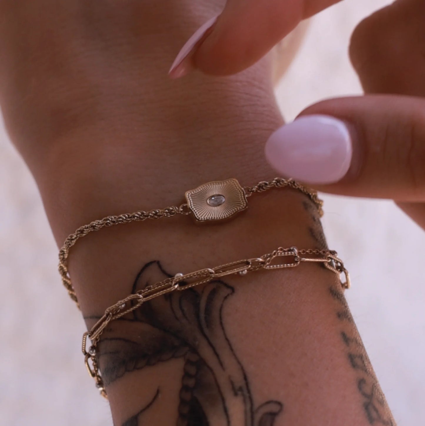 Ultra Mini Buckle Bracelets- Silver