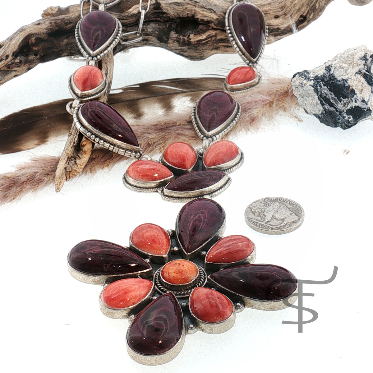 Megan's Fave Triple Spiny Necklace