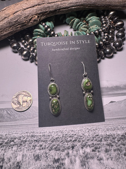 Sonoran Gold Dangle Earrings by Eugene Gruber