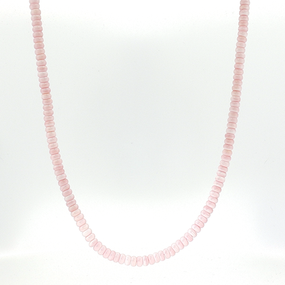 Pink Conch Beaded 17" Necklace