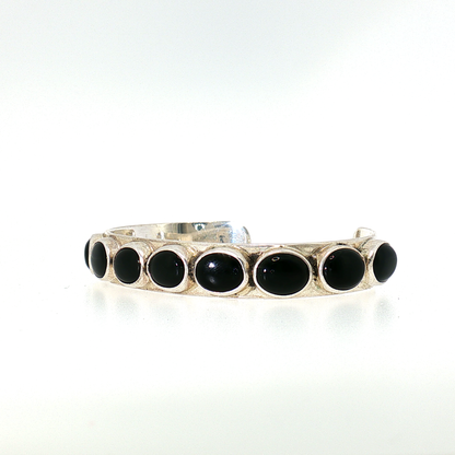 Federico Black Onyx Single Row Bracelets-"East to West" Multiple Sizes