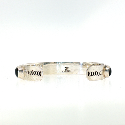Federico Black Onyx Single Row Bracelets-"East to West" Multiple Sizes